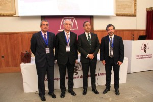 De izda. a dcha., José Guerrero, Carlos Lema, el Dr. Óscar Castro y Ricardo Pérez.