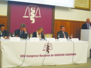 De izda. a dcha., Xavier Olba, Luis Javier Bonilla, Margarita Alfonsel, Antonio Troncoso y el Dr. César Pascual.