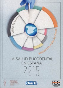 Portada del Libro Blanco «La salud bucodental en España» 2015.