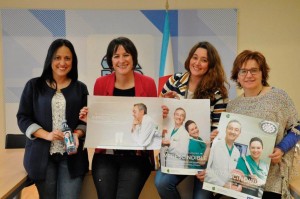De izda. a dcha, Carolina Barrero, Ana B. Pontón, Andrea Pardo y Montserrat Prado.