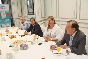 De izda. a dcha., Pedro Herrera Torres, José Luis del Moral, Bettina Cortés y Andrés Sánchez Turrión.