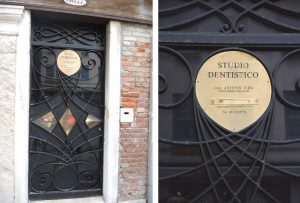 Consulta dental en pleno casco histórico de Venecia.