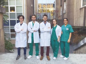 Comité organizador de las I Jornadas de Vocación Odontológica de la Universidad de Santiago de Compostela.