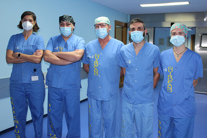 El Servicio de Cirugía Maxilofacial de Albacete realiza una novedosa reconstrucción mandibular mediante colgajo microvascularizado de cresta ilíaca