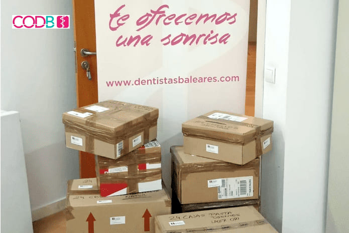 El Colegio Oficial de Dentistas de Baleares manda artículos de primera necesidad a Ucrania