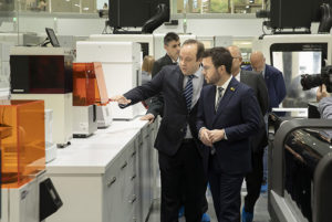 El presidente de la Generalitat ha inaugurado el Avinent Hub, el nuevo espacio de innovación y producción del grupo Avinent