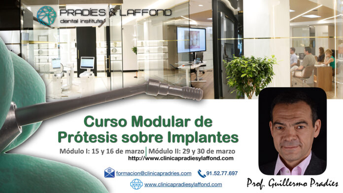 Curso pde prótesis sobre implantes. Guillermo Pradíes.