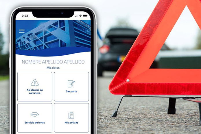 A.M.A. incluye en su app el servicio de solicitud de asistencia en carretera para el seguro de automóviles