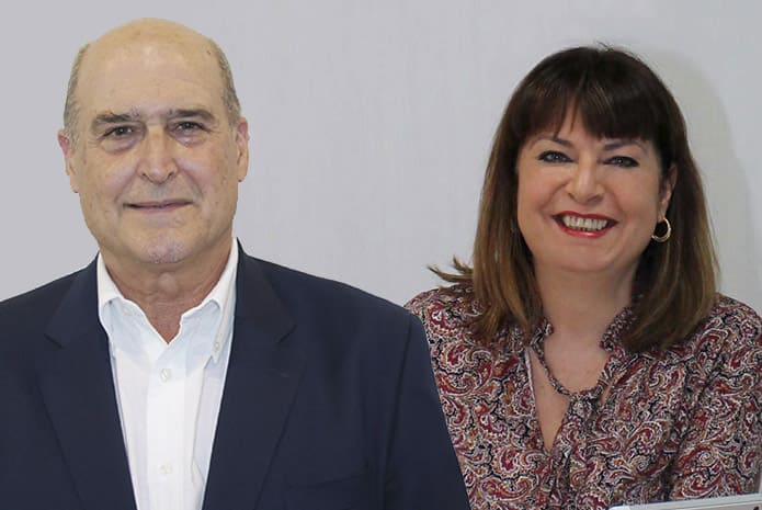 Luis M. Garralda y Sonia Gómara, presidente y vocal, respectivamente, de la junta del Sector Dental de Fenin