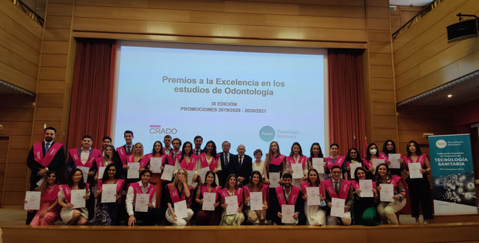 Celebrada la IX Edición de los Premios a la Excelencia en los estudios de Odontología