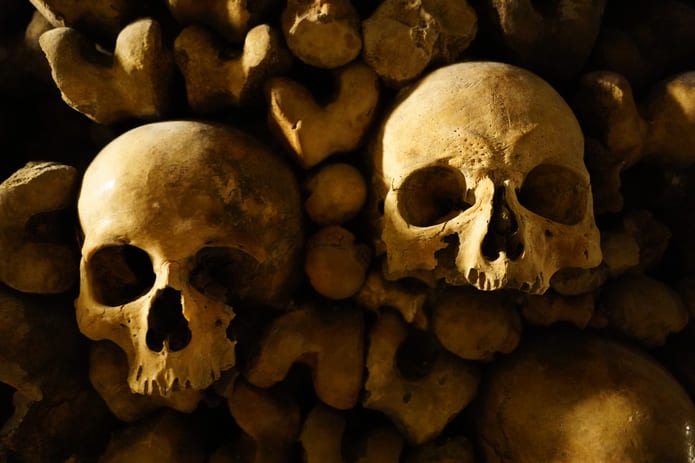 Análisis del desgaste extramasticatorio en la dentición de 102 esqueletos articulados del Camino del Molino, un yacimiento arqueológico.
