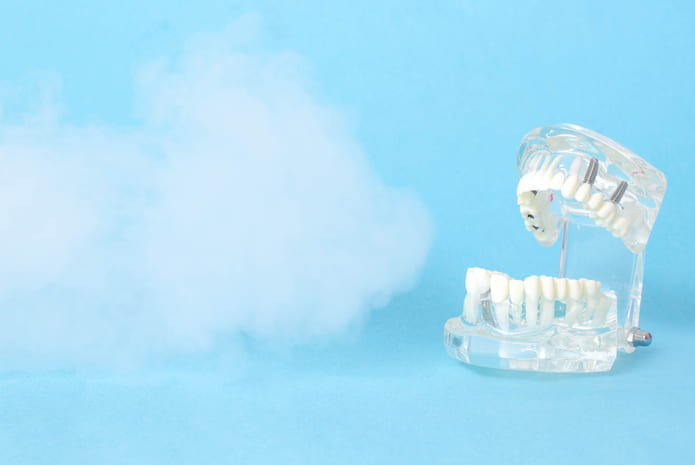 El principio de funcionamiento del ozono es bastante simple: reacciona con una bacteria o virus, penetrando a través de su caparazón y destruye las células de microorganismos patógenos desde el interior.